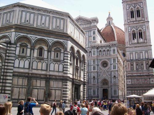 florence: baptistry, church, tower