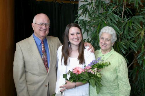 ...and her grandparents for all their support!