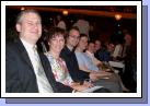 The family awaiting Madeleine's graduation ceremony at Abravanel Hall.