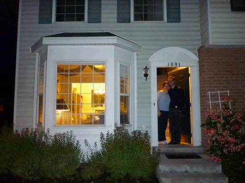 Loren and Anne's townhouse in Provo..."Welcome to our new house!"