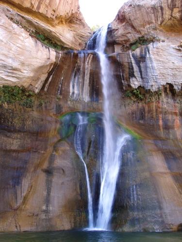 It was totally worth the trip when they finished the hike ending up at the 130-foot Calf Creek Falls.