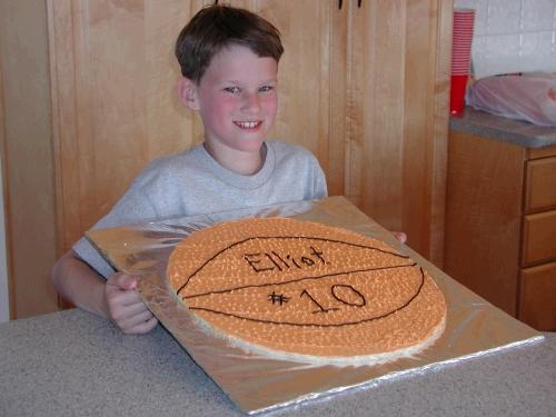 OK - Be impressed.  Instead of a birthday cake, we had a birthday cookie - a big one!