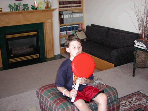 Kind of a big sucker though....Elliot or the frisbee? ha ha.