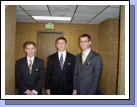 Loren with his companions Elder Ericksen and Elder Welsh.