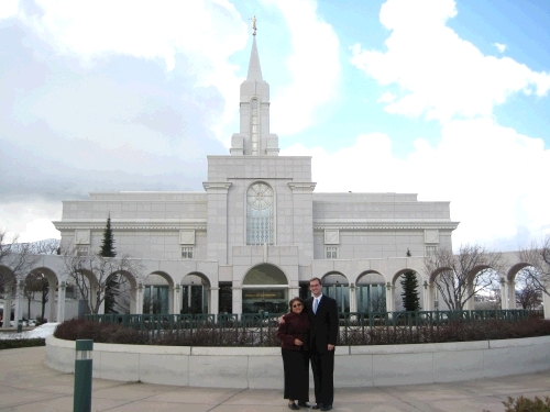 It was a pretty cold day that day for Sister Alaniz, especially having come from Texas.