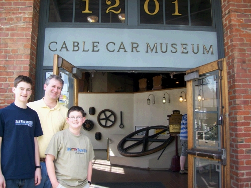 A visit to the Cable Car Museum.