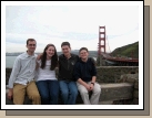 The lookout over San Francisco Bay and Bridge.