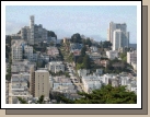 A closer look at the same view -- the top half of the main street you can see is the famous curvey Lombard Street.