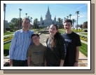 The kids in front of the Oakland Temple with its magnificent grounds.  It was so beautiful and peaceful -- definitely one of the highlights of our trip.