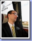 Tired missionary on the bus ride to Madrid. But the trick is that his companion was truly asleep, so Phillip had to resort to taking this picture of himself pretending to be asleep!