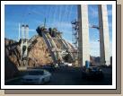 Driving across the Hoover Dam -- pretty cool new structure being built.