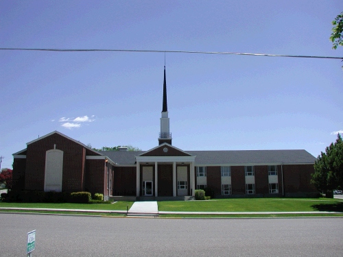 This was their church building in Moroni which (aside from having the windows replaced and some trees missing) looks amazingly similar to how it did back then.