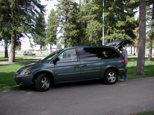 By the way, we took this drive South in our new Dodge Caravan -- it worked great!