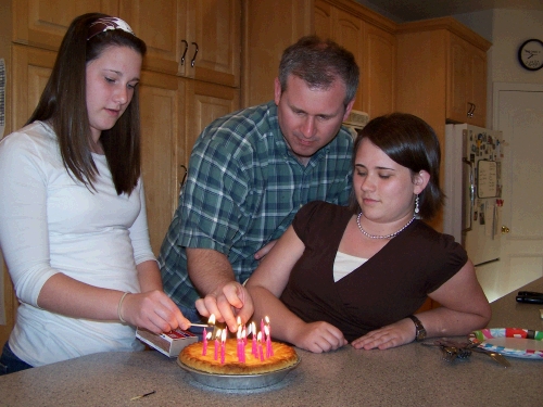 My children are getting so old it takes 2 people to get all the candles lighted!