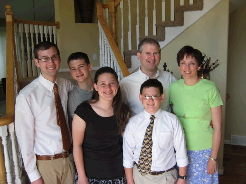 The family (minus Phillip and Tess) on Mothers Day.