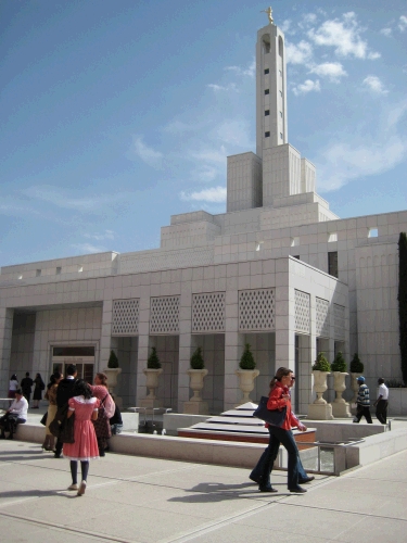 The Madrid Temple on "Temple Square"