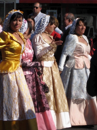 Parade on May 1st.  Note the fun clothes....