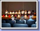 At the Percussion Concert, the 6th and 7th graders did a "bucket" piece.  It's kind of like a drum line only using buckets instead! 