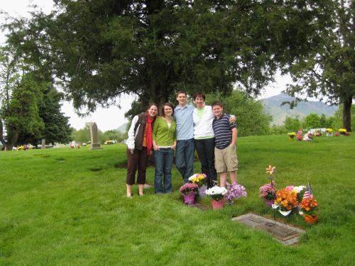 By the end of the afternoon the weather improved.  We had fun traipsing around 4 cemeteries that afternoon. We owe so much to our ancestors and are glad to be part of their family!