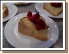 We had a yummy fresh lime, raspberry cake that Madeleine made from our new ward cookbook.