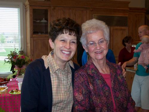 My Aunt Susan with Grandma Claudia.