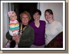 Alan's cousins Cindy Savage with her first granddaughter Ava, and Denise Dalton with her newly married daughter Bonnie.