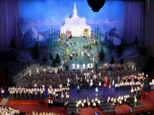 The Draper Temple Celebration in the Conference Center.