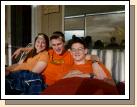 By coincidence, the kids all had on orange shirts!