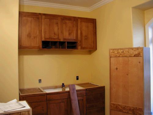 Another scary part - do we like the cabinets? 