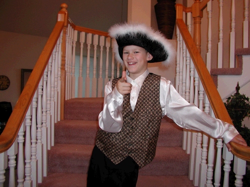 I think it was all about the hat!
You can ask him anything about the beginning of our country - He is our resident expert.