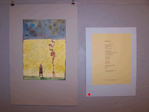 Ashley Christensens's art & Phillip's poetry