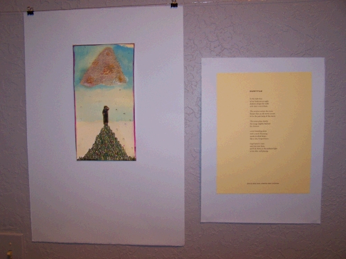 Ashley Christensens's art & Phillip's poetry