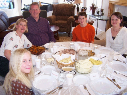 L-R: Adelheid Hulme, Megan & Brian Israelsen, Elliot, Tess