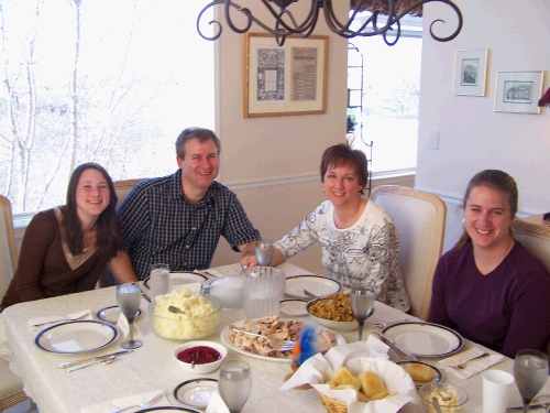 L-R: Madeleine, Alan, Michelene, Cherry Morgan