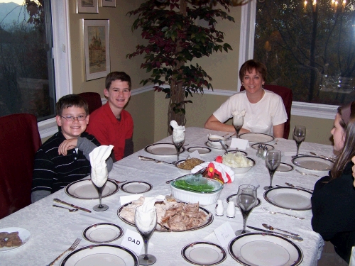 Clark, Elliot and dear old Mom -- Looks yummy!