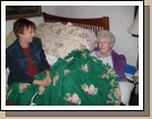 We know she liked the new fleece blanket because she started crying -- she always cries when she's happy!