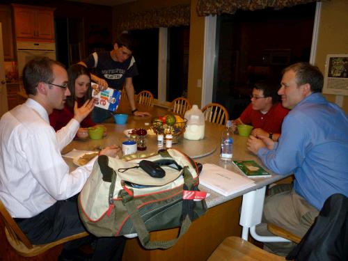 Then everyone decided they were hungry and started breaking out the cereal.