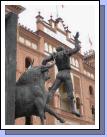 The Plaza de Toros (bullring) at Ventas, in Madrid. It's one of the more famous and significant ones in the world. (Not the biggest though--that one is in Mexico.) I love the Islamic influence in the architecture. 