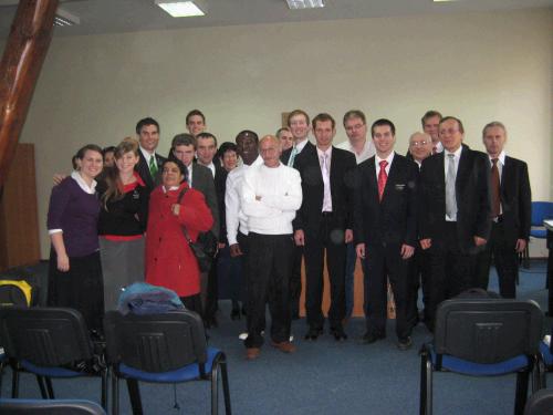 My last Sunday in Katowice.  This is the majority of the branch...well, the active ones!