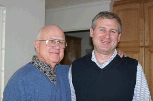 Father and son -- both great at cooking turkeys!