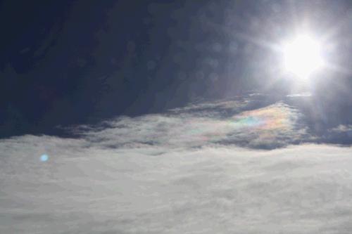 Have you ever seen a rainbow cloud before?  We never have.  Oh the fun of road trips!