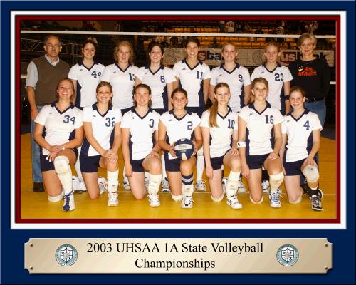 The Waterford Volleyball team surprised everyone (including themselves) by going all the way to the championship game for Utah 1A Volleyball. They ended up taking 2nd in the state. Tess is #3, the third from the left on the front row.