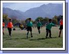 Clark's team is called The Green Dragons.  They actually have a couple of brothers from Mexico that are really good little soccer players.  So, our little team did quite well overall.