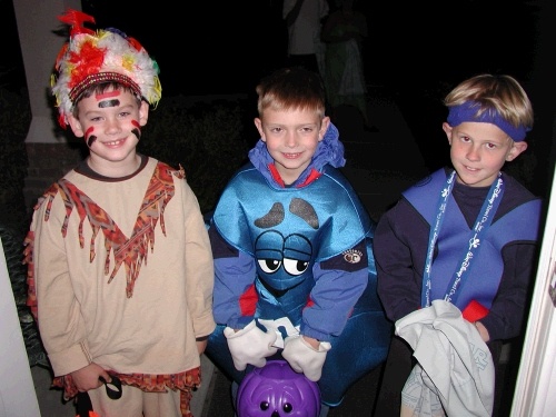 Clark with his buddies - Nicholas Stewart and Grant Valentine