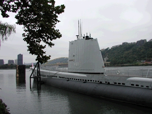 We got to take a tour of a real live submarine.