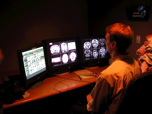 3 computer screens -- How cool is that!?