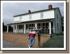 Alan in front of the Newell K. Whitney Store in Kirtland, Ohio