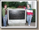 Here we are at the Kirland Temple which is currently owened by The Community of Christ.