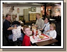 All of us having some fresh fish and chips -- yum...