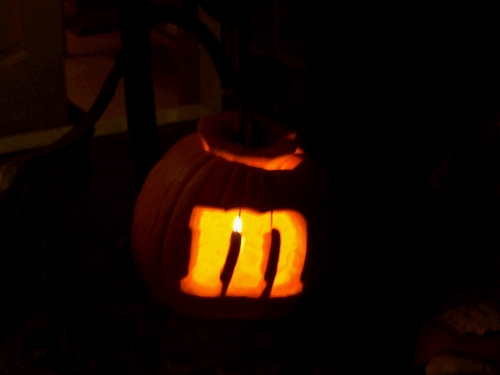 Madeleine's pumpkin....